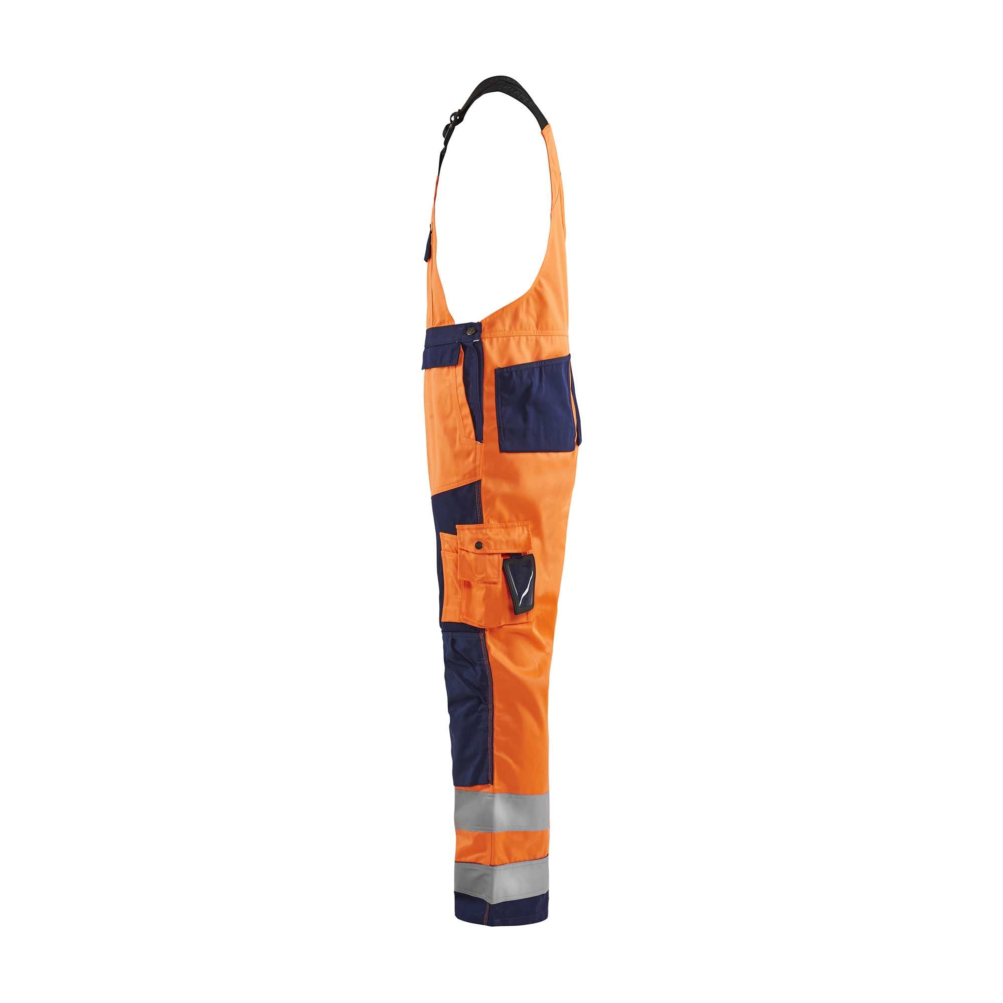 BLAKLADER 26601811 Hi Vis Bib trousers Hi Vis Reflective Work Bib Trousers Men - twill fabric
